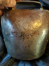 VINTAGE LARGE METAL MELPA SWISS COW BELL NO5 NO DAMAGE GOOD CONDITION 17CM