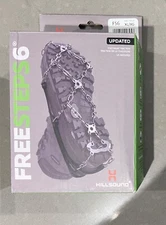 NEW HILLSOUND FREESTEPS6  MICROSPIKES  ~ FREE STEPS 6 ~ SIZE: XL Updated
