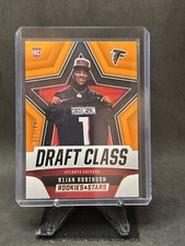 2023 PANINI ROOKIES & STARS BIJAN ROBINSON ROOKIE DRAFT CLASS ORANGE /125 RC