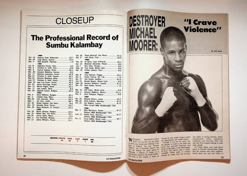 1989 May KO Knockout Boxing Magazine Julio Cesar Chavez Cooney Moorer Kalambay - Picture 5 of 6