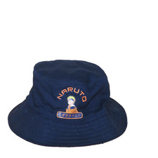 Naruto Anime Vintage 2002 Child's Reversible Bucket Hat Blue Orange OS