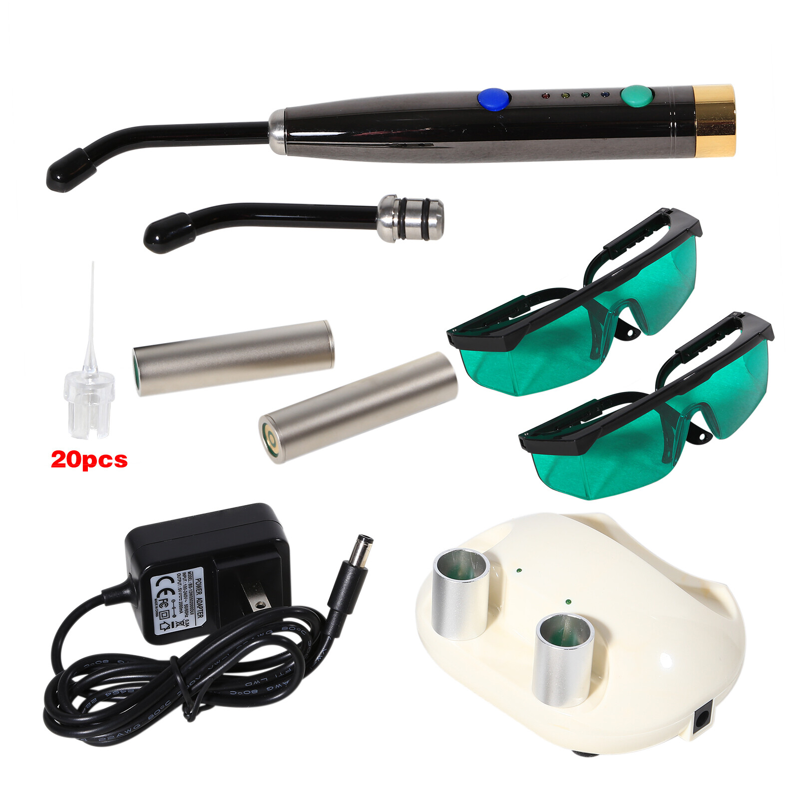 Dental Diode Laser System Wireless Heal laser Pen Oral Surgery Soft +Tips