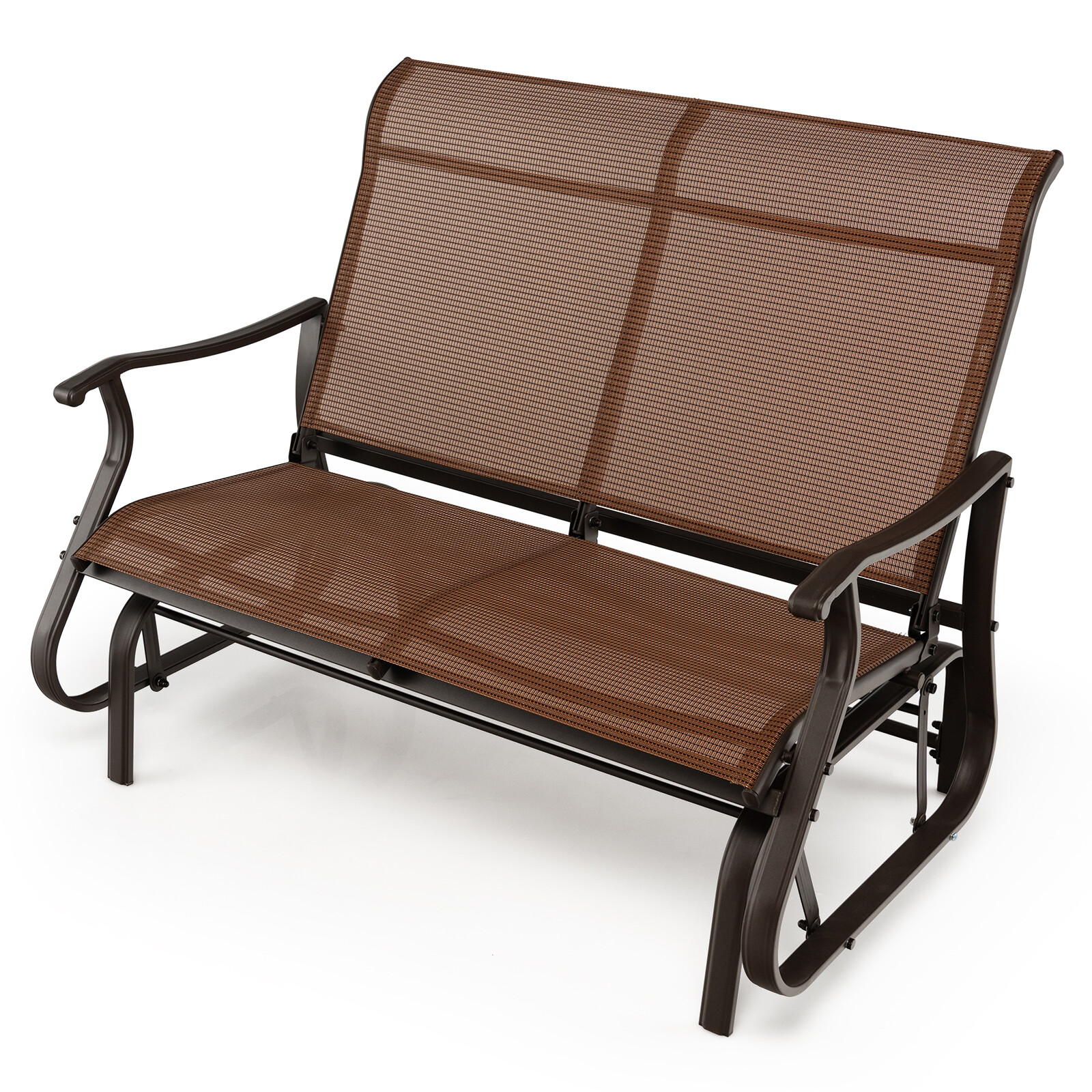 Patiojoy 2Person Patio Swing Glider Bench Loveseat Rocking Chair High