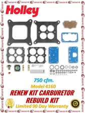 Holley Renew Rebuild Kit Carburetor Rebuild Kit Model Number 4160 750 CFM 37-754