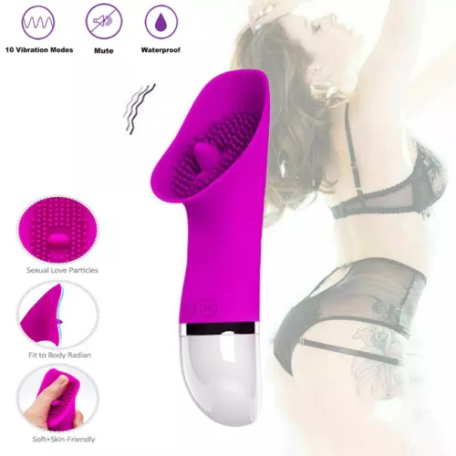 Mini Powerful Bullet Shape 10 Speed Vibrating Neck Body Women Massage Personal - Picture 2 of 12