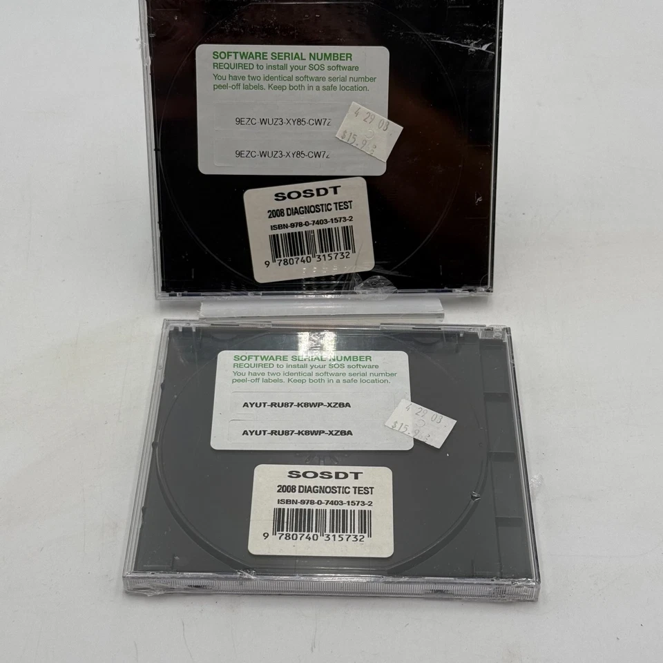 2 pack Switched On Schoolhouse Placement Tests 2008 Edition New Sealed - Image 3 of 4