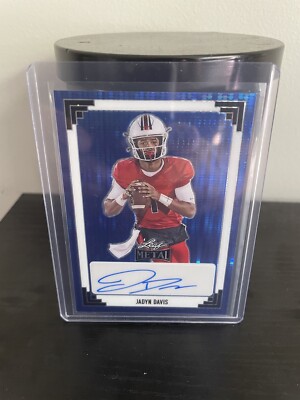 2024 Leaf Metal Jadyn Davis Auto RC Fire Prizm Retro # 3/4 Michigan Wolverines!