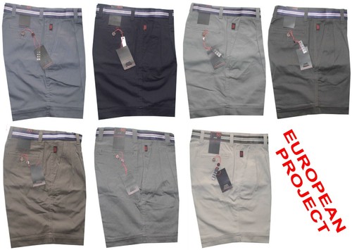 Bermudas Hombre Talla 48 50 52 54 56 60 62 Pantalones Corto Lona Algodón | eBay