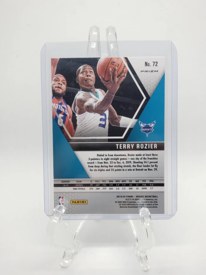 Terry Rozier 2019-20 Mosaic Genesis - Image 2 of 2