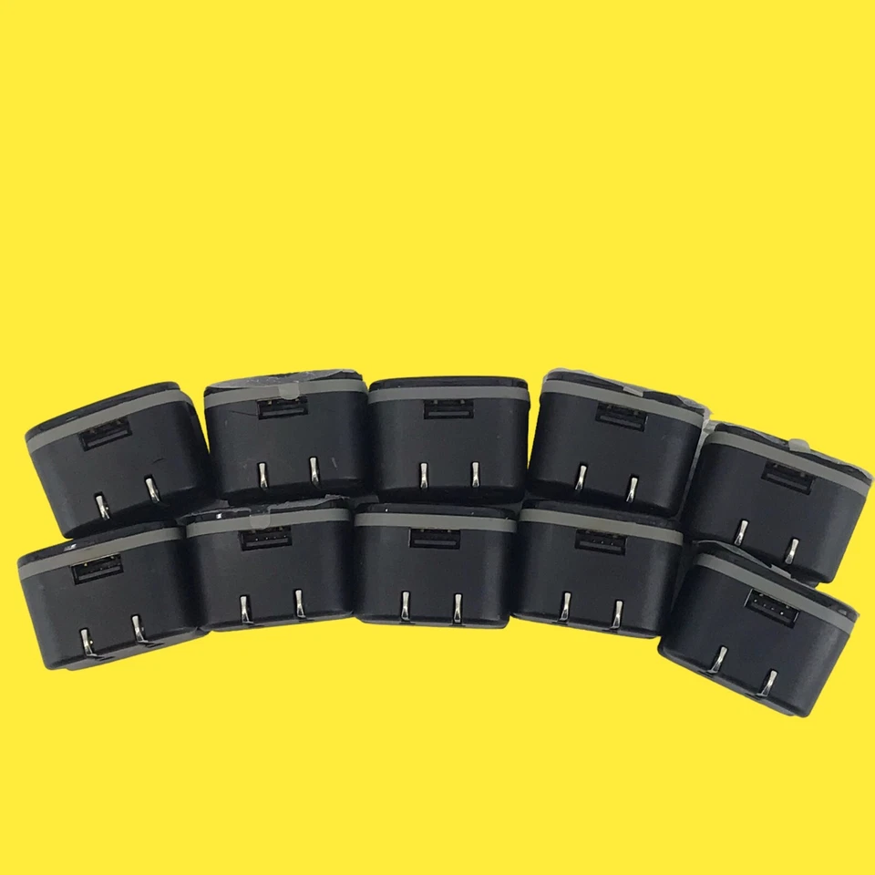 Set of 10 USB Wall Power Charger Adapter Insignia NS-AC1U2N Black #723 Z63/542 - Image 3 of 4