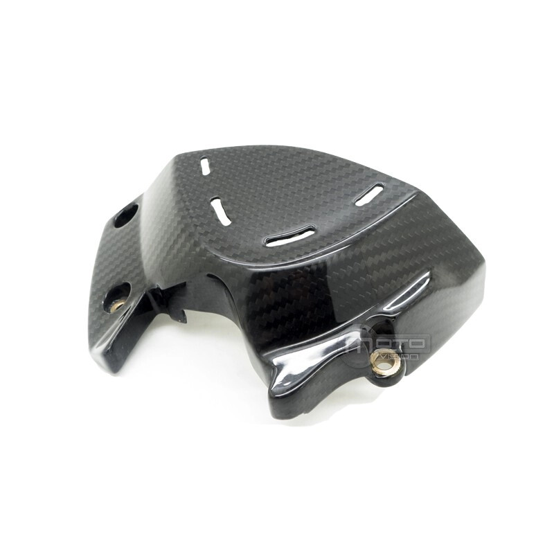 Cache pignon carbone Ducati Monster 1200 S anti-projections de graisse