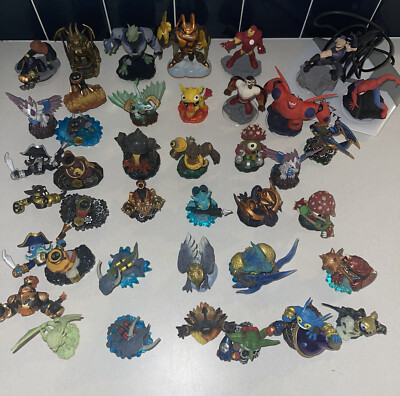 XBOX Activision Disney Marvel Skylanders Etc Action Figures for Gaming 40 Pcs
