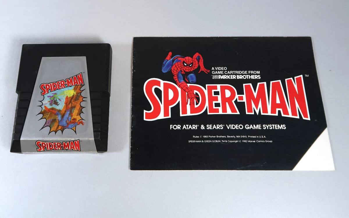 Anuncio de Spider-Man de Parker para Atari 2600