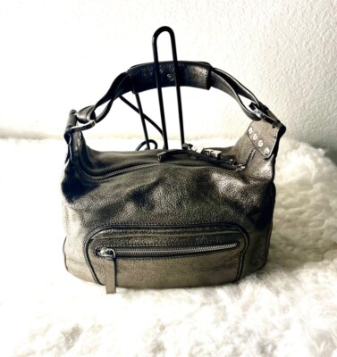 JP TODS HANDBAG JP TOD'S MERCER Gray LEATHER BAG (TD1717)