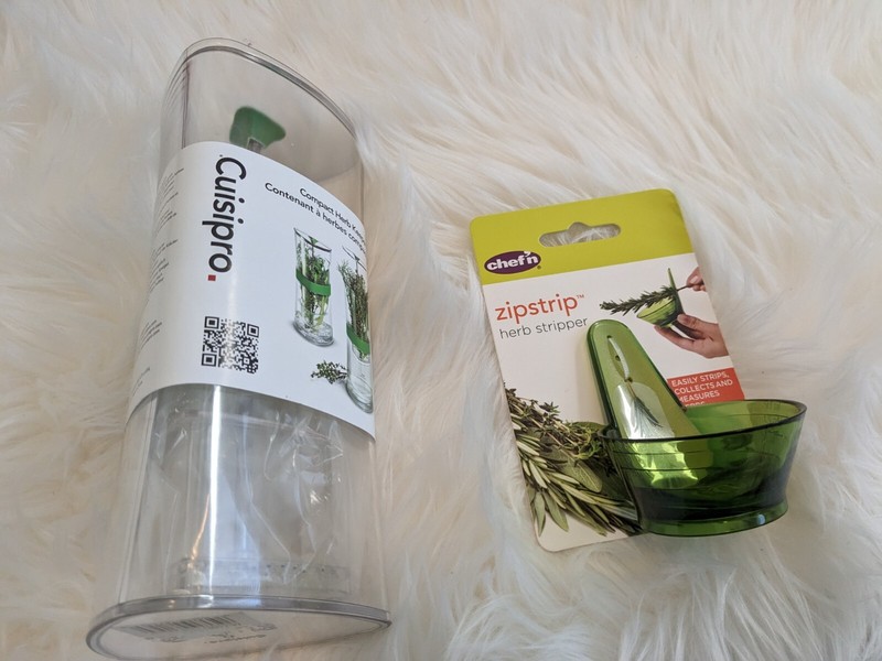 Chef'n Zipstrip Herb Stripper,Cuisipro Compact Herb Keeper