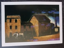 postcard art mario sironi paesaggio urbano painting unposted