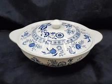 J &G Meakin Blue Nordic Covered Vegetable Bowl