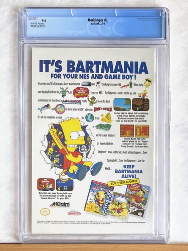 Vorbote #2: CGC 9,6 NM+: 1992 Valiant, Shooter/Lapham, 1ST APP ROCK - Bild 2 von 2