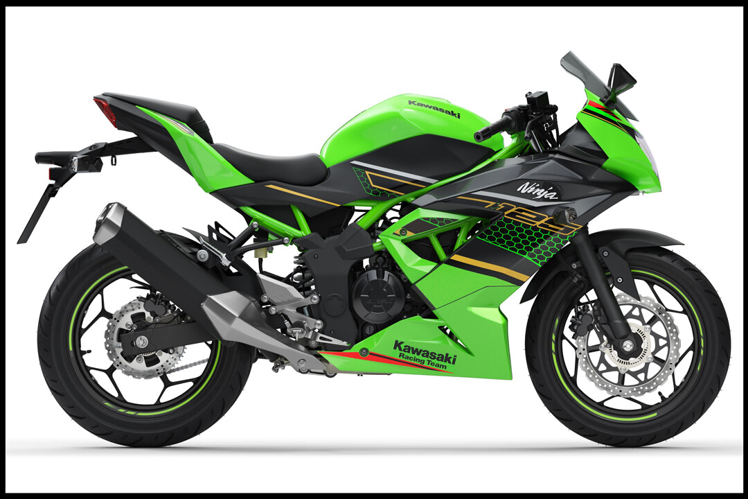 Kawasaki Green Power Motorcycle Ninja Racer Art Wall Room Poster