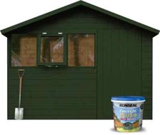 Ronseal Fence Life Plus Garden Shed  Fence Paint Forest Green UV Protection 5L