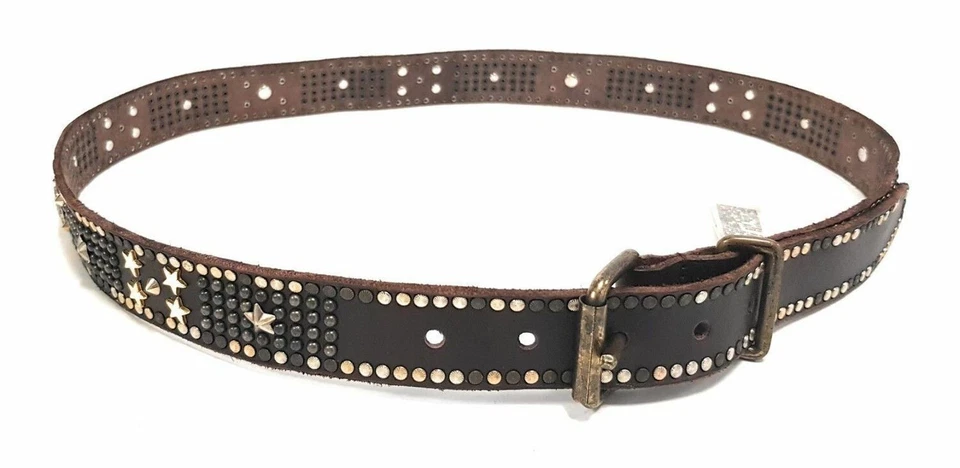 DIESEL Leder Designer Gürtel "Begely" Leather Belt 95cm Handarbeit NEU - Bild 2 von 4