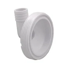 42-2386 HQ422386 Hydro-Quip Tailpiece 3"x 1" 90 Degree Barb White Standard