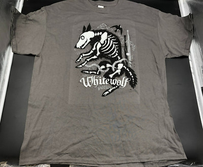 Nerd Block The Witcher White Wolf Potion Graphic T-Shirt (Size XL) - Gray - NEW