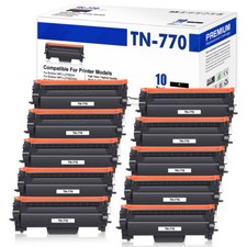 TN770 Black Toner Cartridge compatible with Brother HL-L2370DW MFC-L2750DW Lot