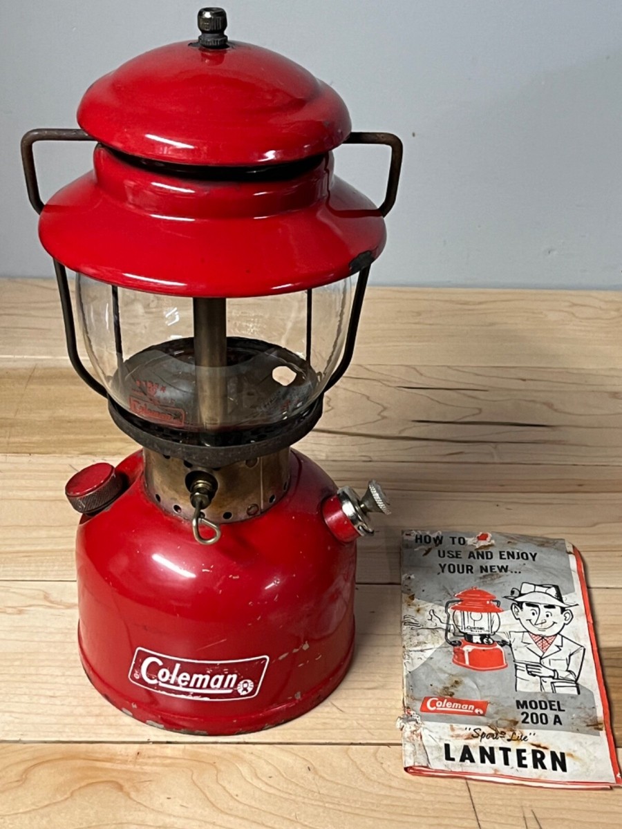 Vintage 03 / 1969 COLEMAN Lantern Single Mantle Model 200 A | eBay