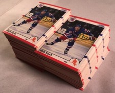 Lot of 200 1990-91 Score Hockey Chris Nilan Card #311 New York Rangers