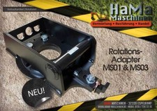 mechanischer Rotator, Rotationsadapter MS01 f&uuml;r Sortiergreifer Greifer Bagger