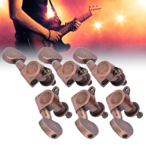 (Red Copper)Guitar Locking Tuners Guitar Tuning Pegs Practical AntiCorrosion
