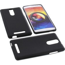 Tasche für Leagoo T1 Smartphone Handytasche Schutz Hülle TPU Gummi Case Schwarz