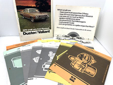 1975 CHRYSLER MOPAR DUSTER VALIANT SALES BROCHURE + SERVICE PROCEDURE BOOKLETS