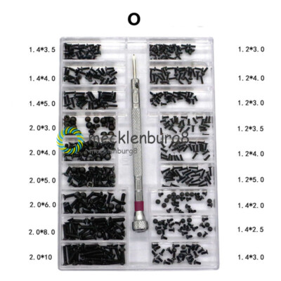 500Pcs 18 Type Mini screw + Screwdriver For Laptop Computer Assemble Repair