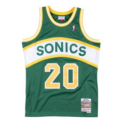 【希少】USA製 Mitchell & Ness NBA Sonics Gary Payton #20 Seattle SuperSonics 1994 Mitchell & Ness Green