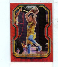 COURTNEY VANDERSLOOT 2021 Panini WNBA Prizm Red Wave #10 Dallas Wings