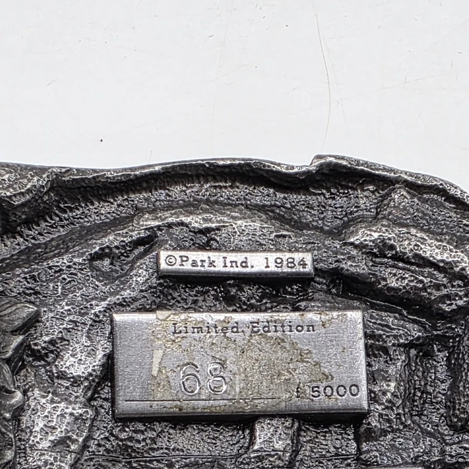 De colección 1984 Zion National Park Hebilla de Cinturón Parque Nacional 3D Edición Limitada #68 Foto 3 de 4