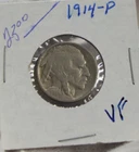 1914 US Buffalo Nickel 5c VF (Cleaned)