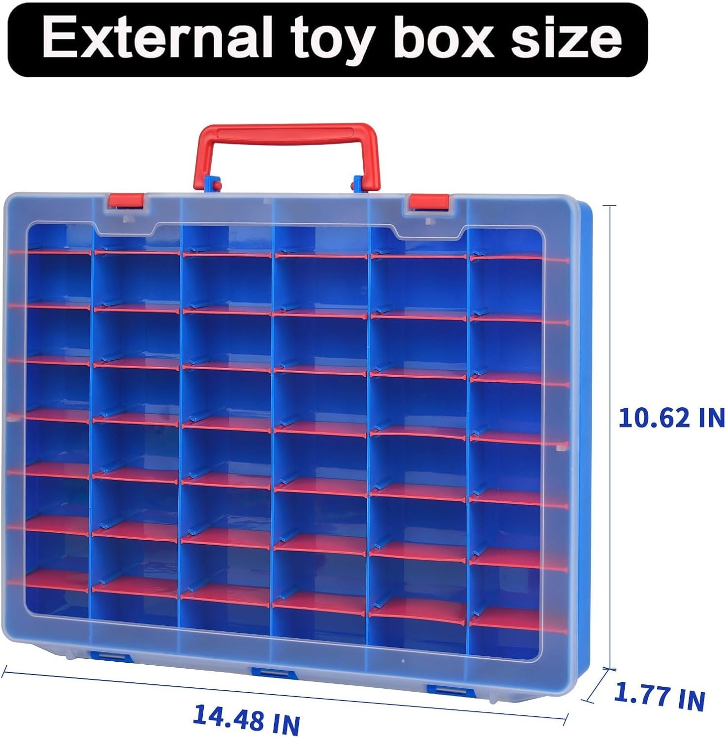 Toys Storage Holder Container for Mini Battling Action Figures Playset & for Bat