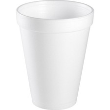 Dart 1000.0 -Count White EPS foam Disposable Cups
