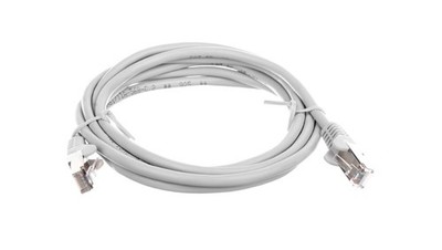 Patchcord Patchkabel SF/UTP Kat.5e CCA grau 2m 50145