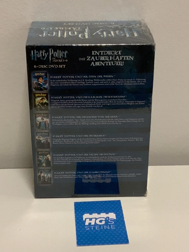 Harry Potter Die Jahre 1-6. DVD Box 6 Disc Neu OVP in Folie - Bild 2 von 3