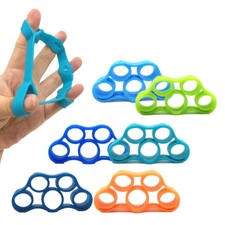 Hand Gripper Silicone Finger Expander Exercise Hand Grip Wrist Strength Trainer