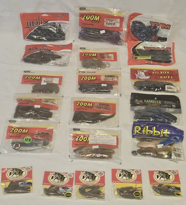 20 PACK VARIETY Molix Yum Zoom Big Bites Plus 5 Jigs NOS