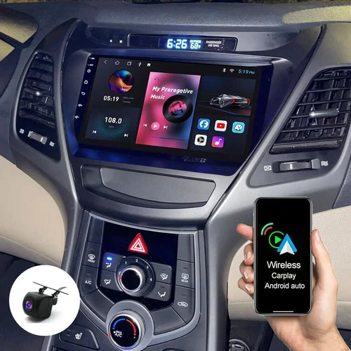 Apple CarPlay Android 13 Car Stereo Radio GPS Wifi For 2011-2013 Hyundai Elantra - Bild 1 von 18