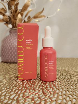 Pomelo + Co Vanilla Elixir Hair Serum Rosehip + Vitamin E Size 1 fl.oz