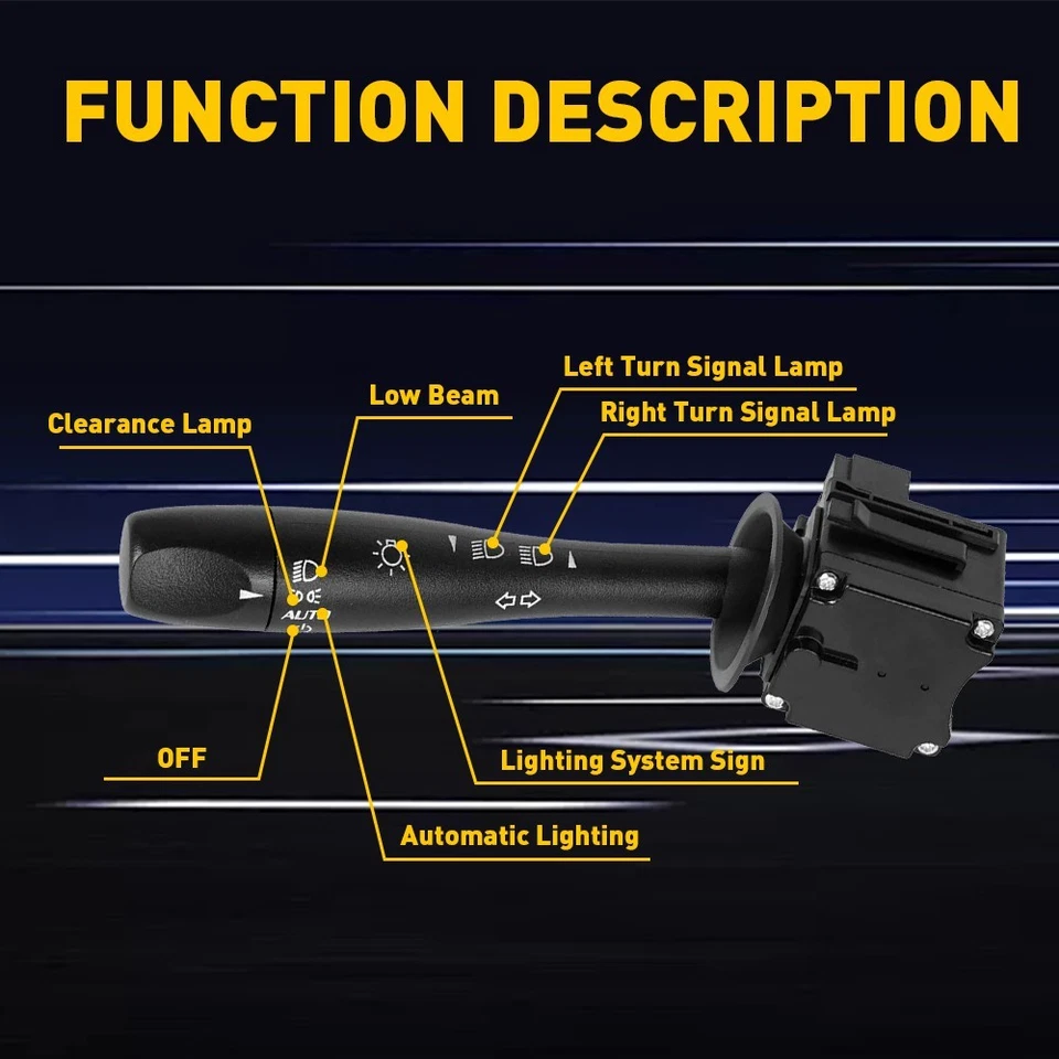 Farol de seta regulador interruptor alavanca braço para cobalto HHR equinox G5 solstício - Imagem 3 de 4