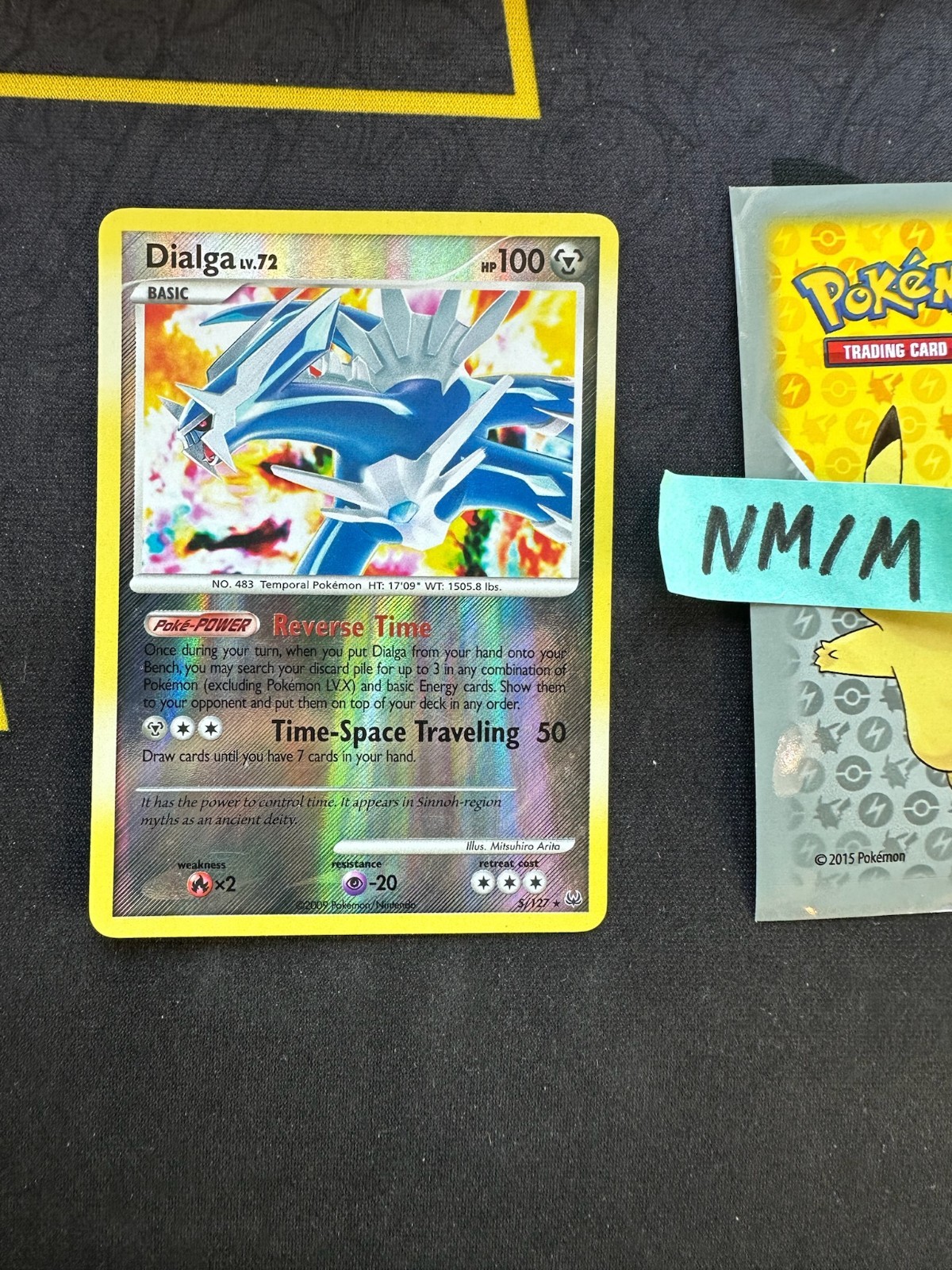 Pokemon Card Dialga Platinum Reverse Holo 5/127 Holo 348 💎NM💎