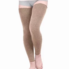 Leg Warmers Horizontal Stretch Multi-Warmer Long 2-Pack mocha Long